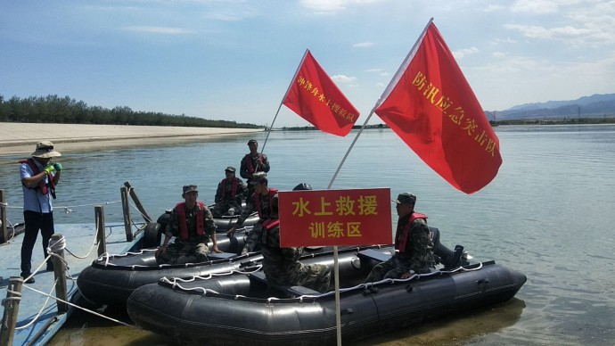 【德利泰】參與防汛應(yīng)急救援裝備實訓演練活動